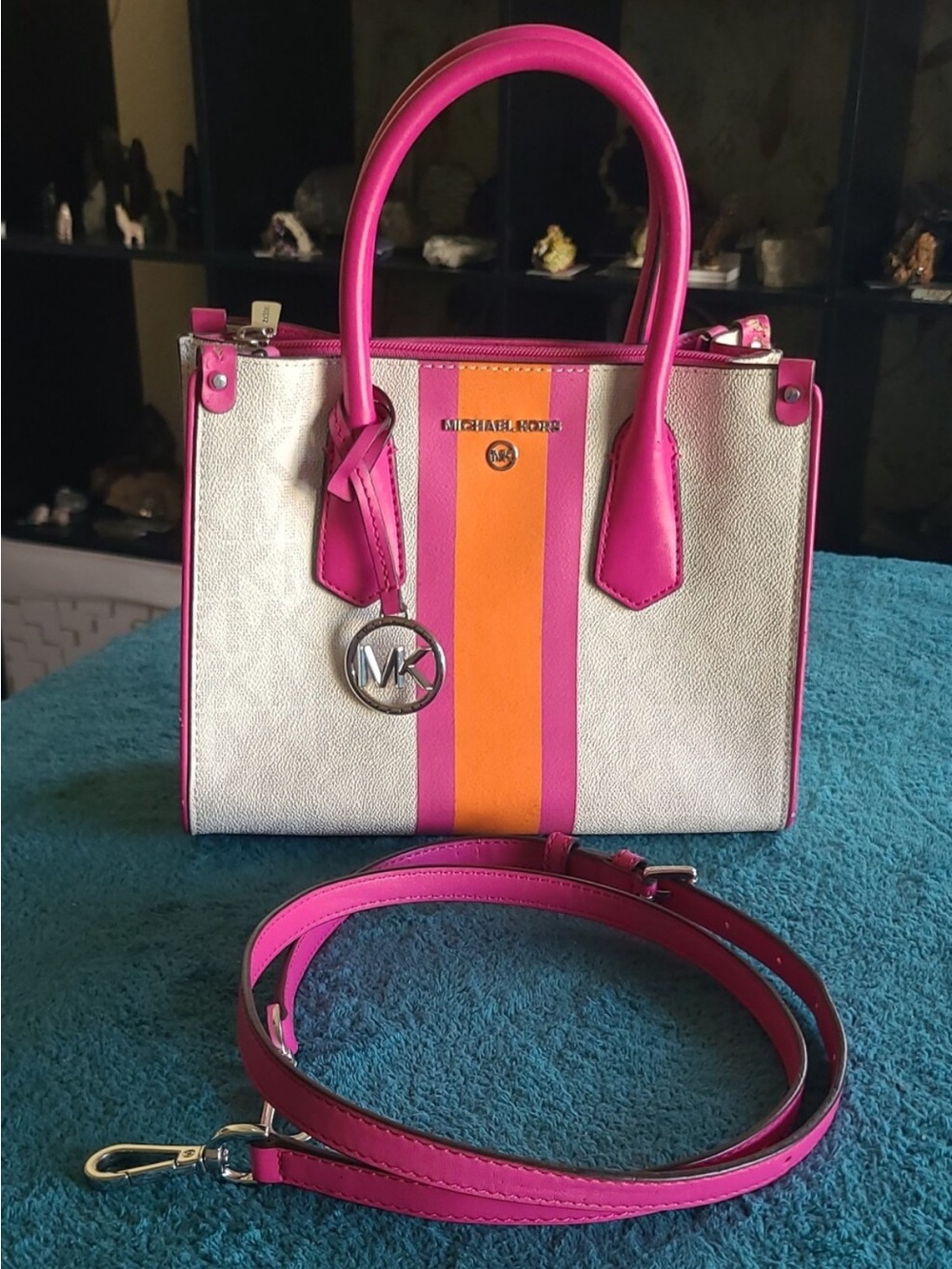 Michael Kors Marilyn Monogram Logo Satchel